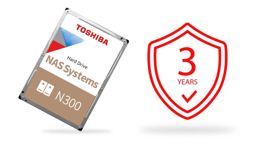 Toshiba N300 NAS Hard Drive 8TB (512MB)