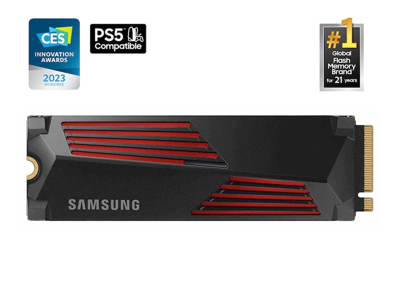 Samsung 990 PRO 1TB NVMe M.2 Internal SSD with Heatsink