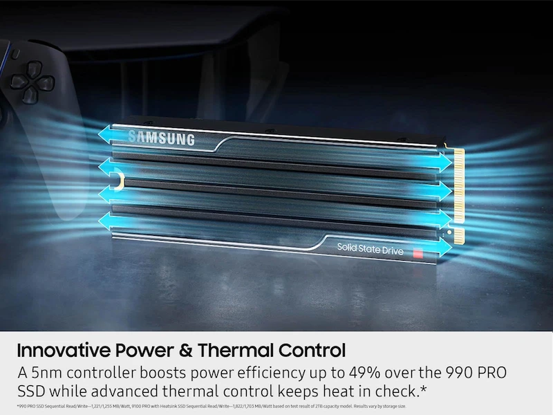 Samsung 910 PRO 2TB PCIe NVMe M.2 Internal SSD with Heatsink