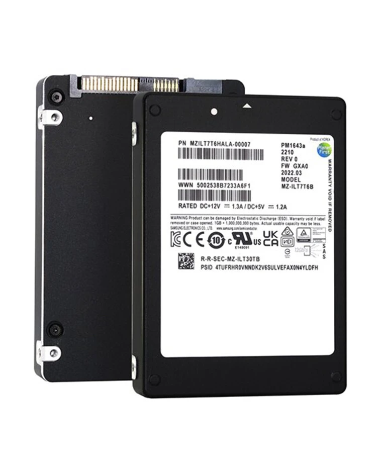 Samsung PM9D3a 3.84TB (PCIe 5.0 x4) E3.S 1T Data Center SSD