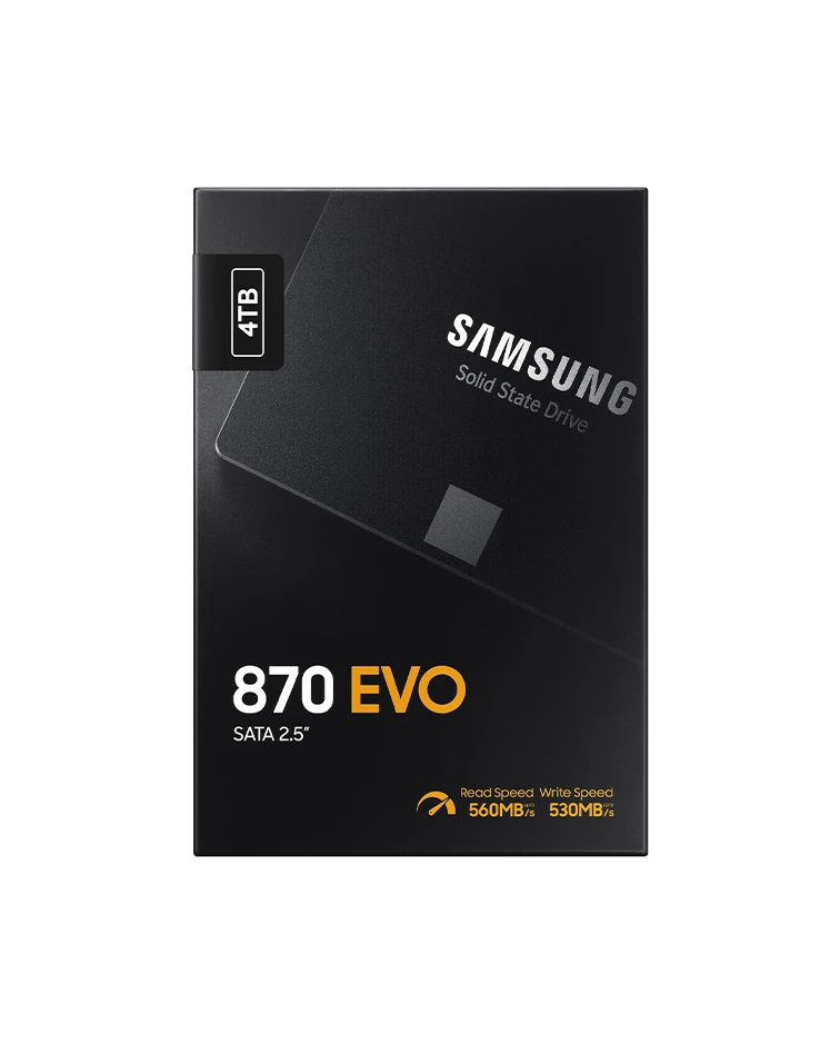 Samsung 870 EVO 4TB SATA 2.5″ Internal SSD