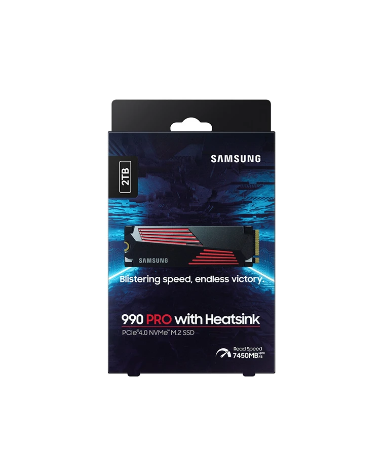 Samsung 990 PRO 2TB NVMe M.2 Internal SSD with Heatsink