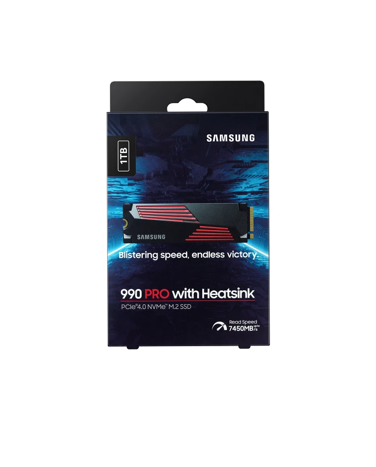 Samsung 990 PRO 1TB NVMe M.2 Internal SSD with Heatsink