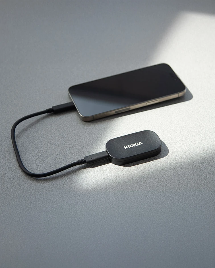 KIOXIA EXCERIA PLUS G2 Portable SSD Series, USB 3.2 Gen2 1TB
