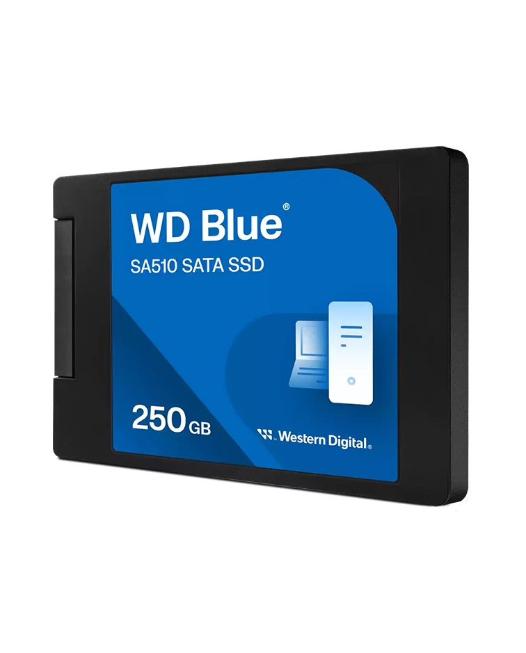 WD Blue SA510 SATA SSD 2.5”/7mm Cased - 250GB