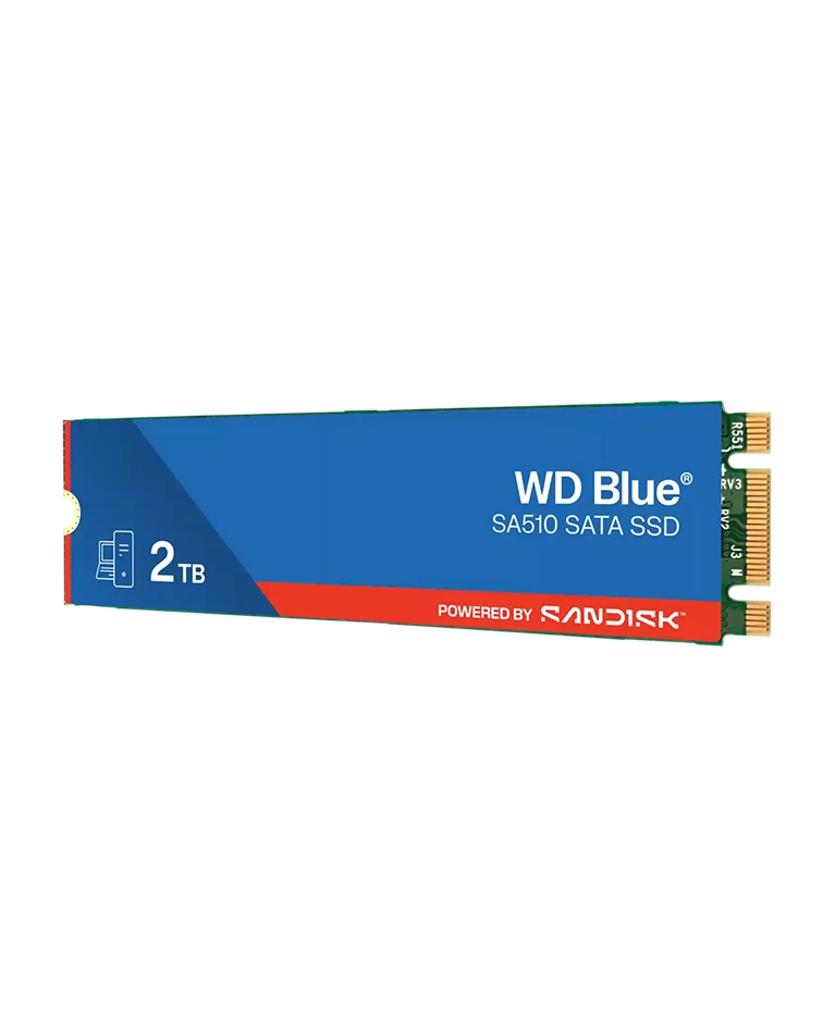 WD Blue SA510 SATA SSD M.2 2280 - 2TB