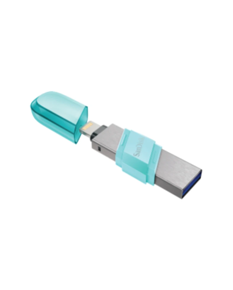 SanDisk iXpand Flash Drive Flip 128GB, Mint color