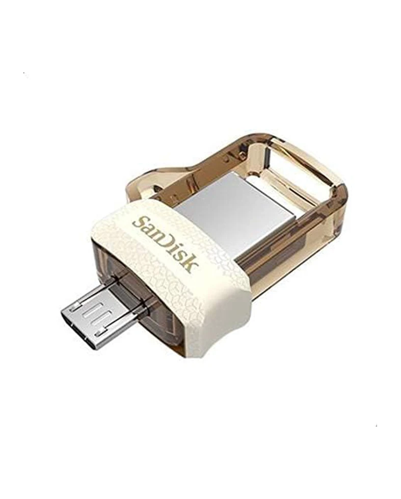 SanDisk Ultra Dual Drive, White-Gold, Retail, 4x6 Insert 64GB
