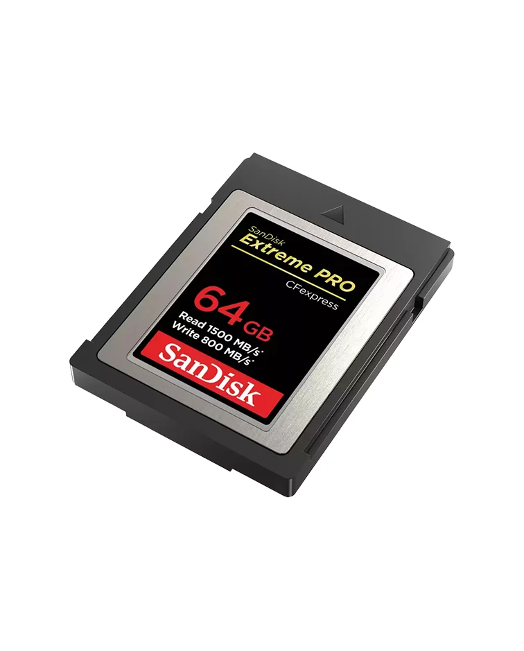 SanDisk Extreme PRO CFexpress Card Type B, 64GB, 1500MB/s Read, 800MB/s Write