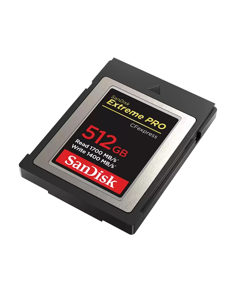SanDisk Extreme PRO CFexpress Card Type B, 512GB, 1700MB/s Read, 1200MB/s Write