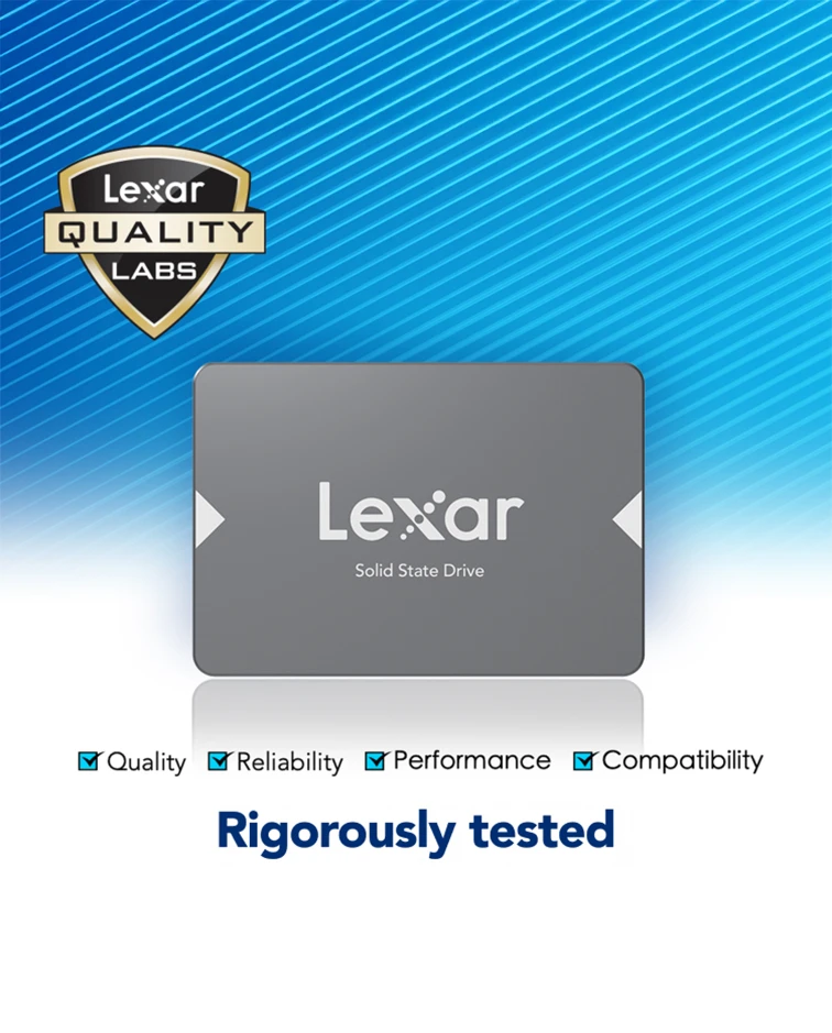 Lexar® 512GB NS100 2.5” SATA III (6Gb/s) SSD
