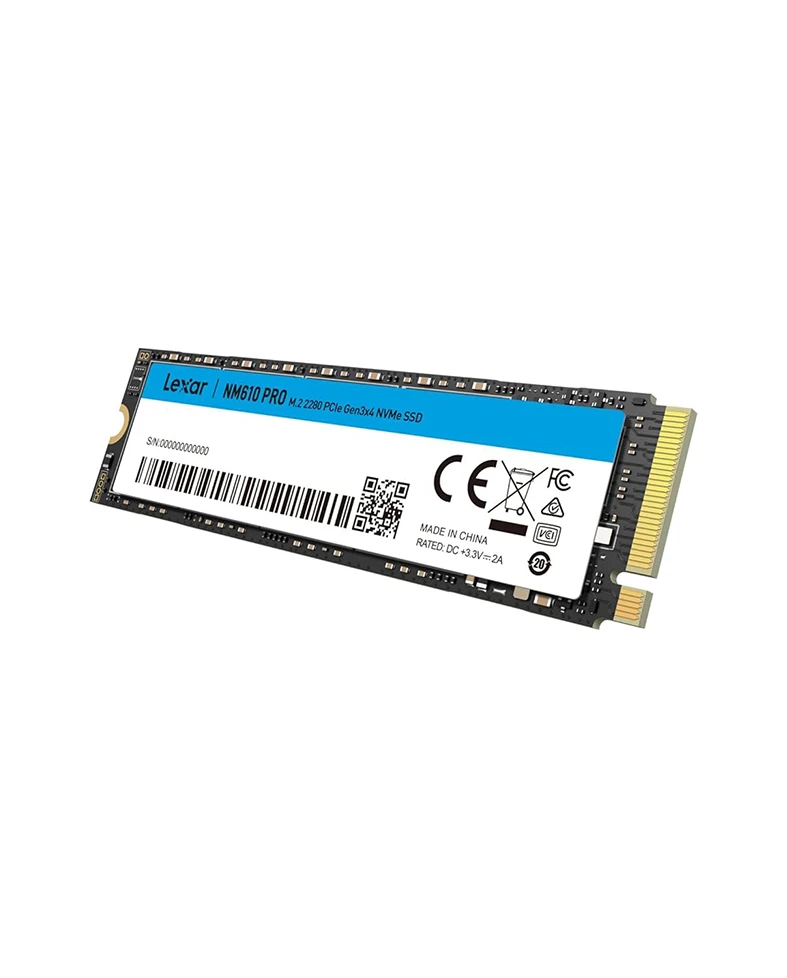 Lexar® 2TB NM610PRO M.2 2280 PCIe Gen3x4 NVMe SSD