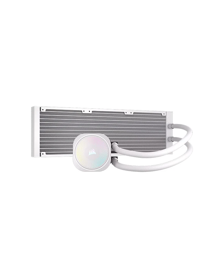 CORSAIR NAUTILUS 360 ARGB White, 360mm Radiator, Liquid CPU