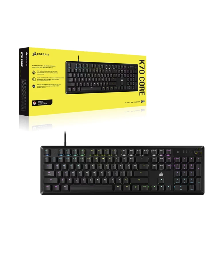 CORSAIR K70 CORE BLACK (non wrist guard)