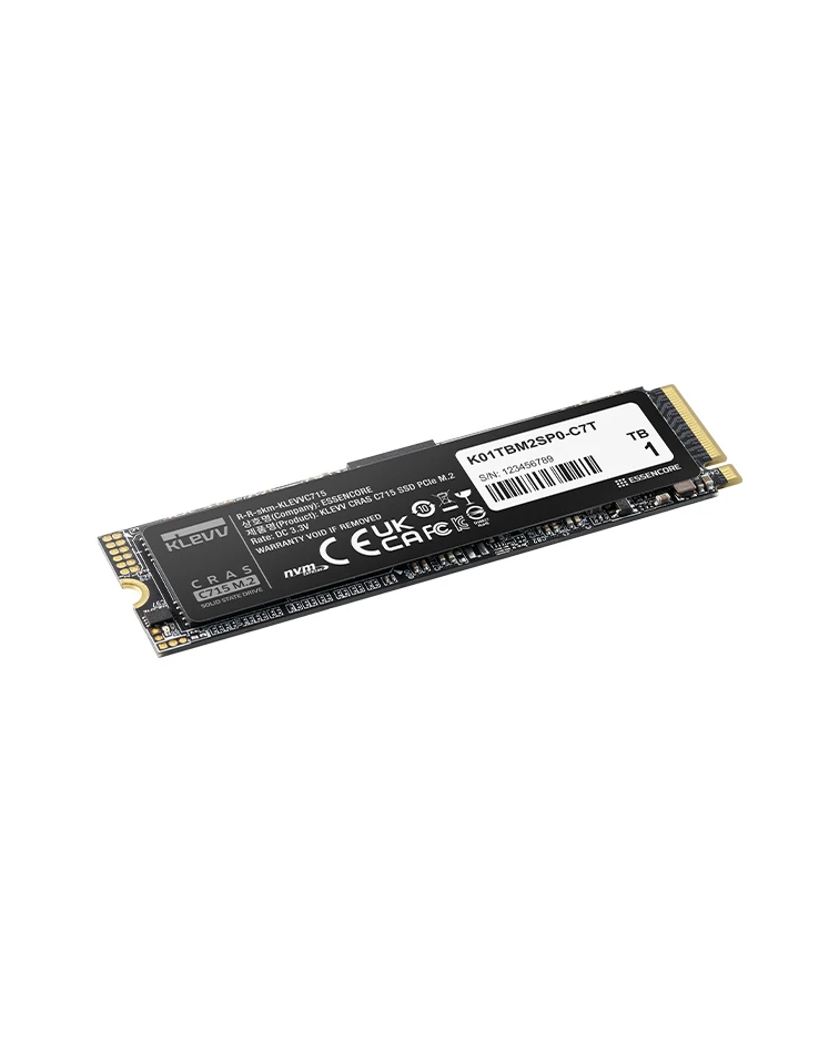 KLEVV CRAS C715 1TB M.2 2280 NVMe PCIe Gen3x4