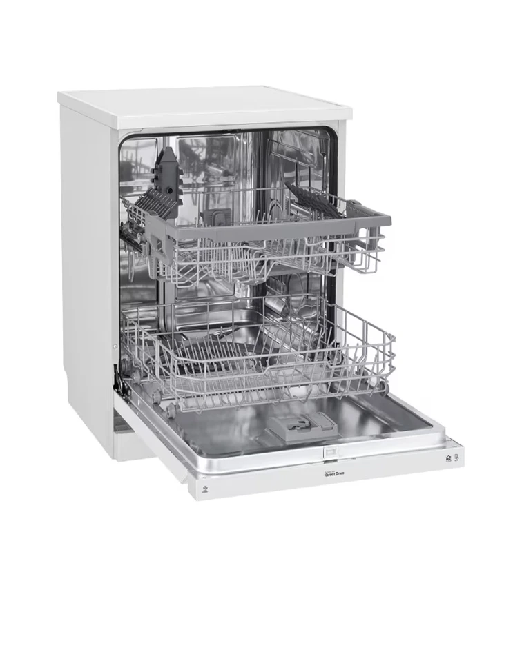LG 14-Place Dishwasher, QuadWash™, EasyRack™ Plus, White