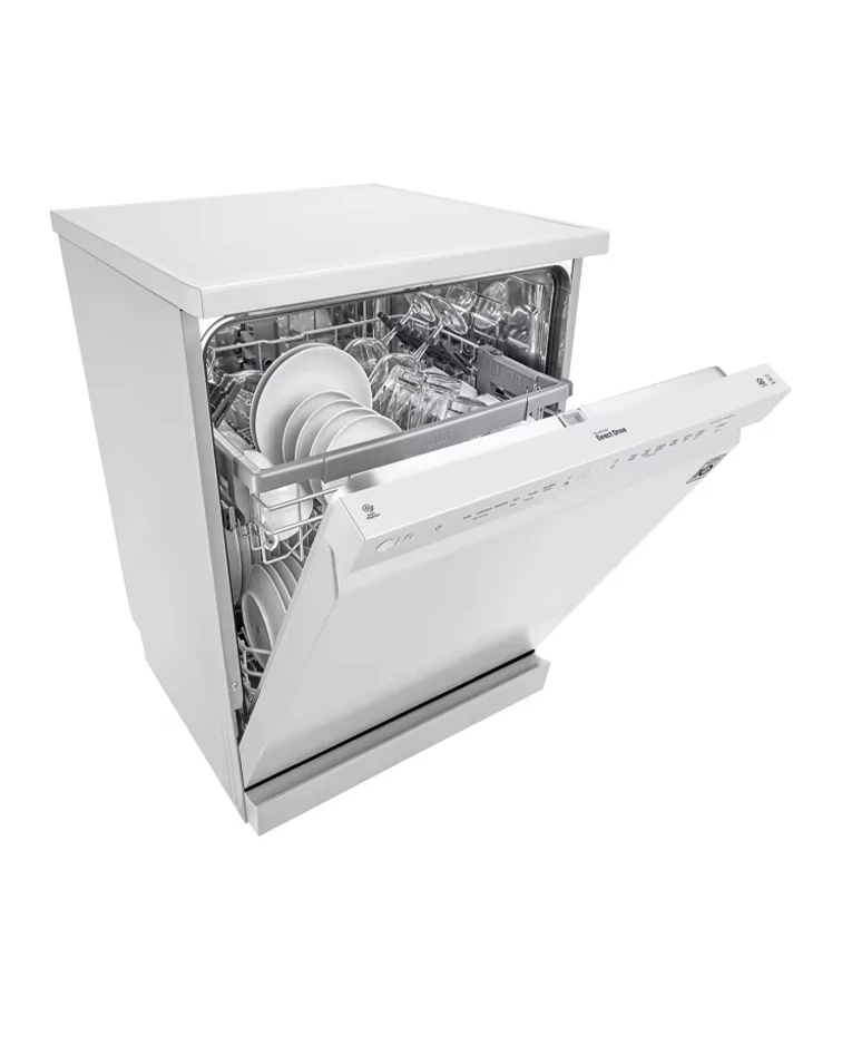 LG 14-Place Dishwasher, QuadWash™, EasyRack™ Plus, White