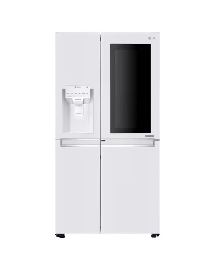 LG Side-by-Side Refrigerator, 675L, InstaView™ Door-in-Door™, White