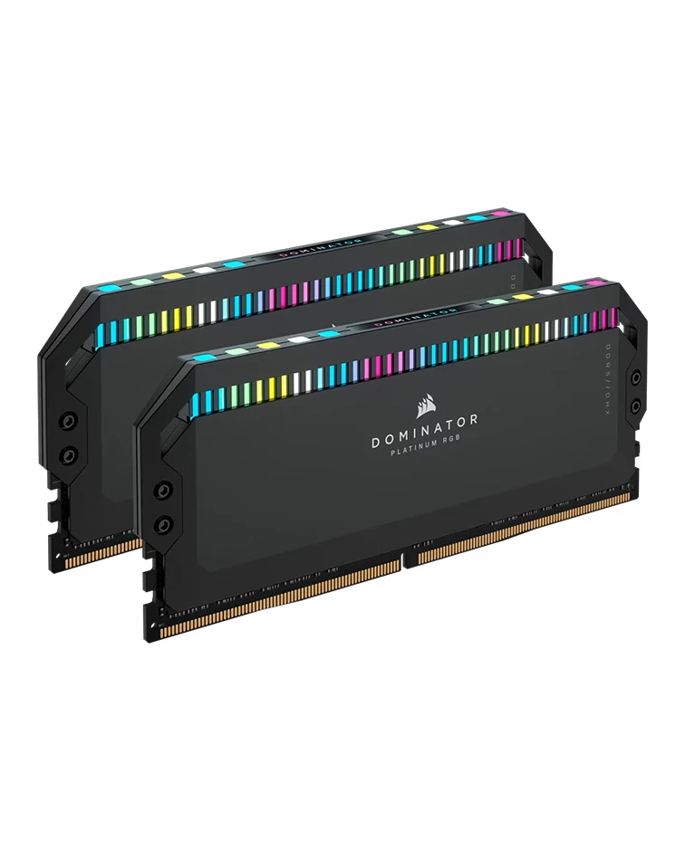 CORSAIR DOMINATOR RGB DDR5 64GB (2 x 32GB) DDR5 5600 CL40-40-40-77 1.25V Intel XMP - BLACK