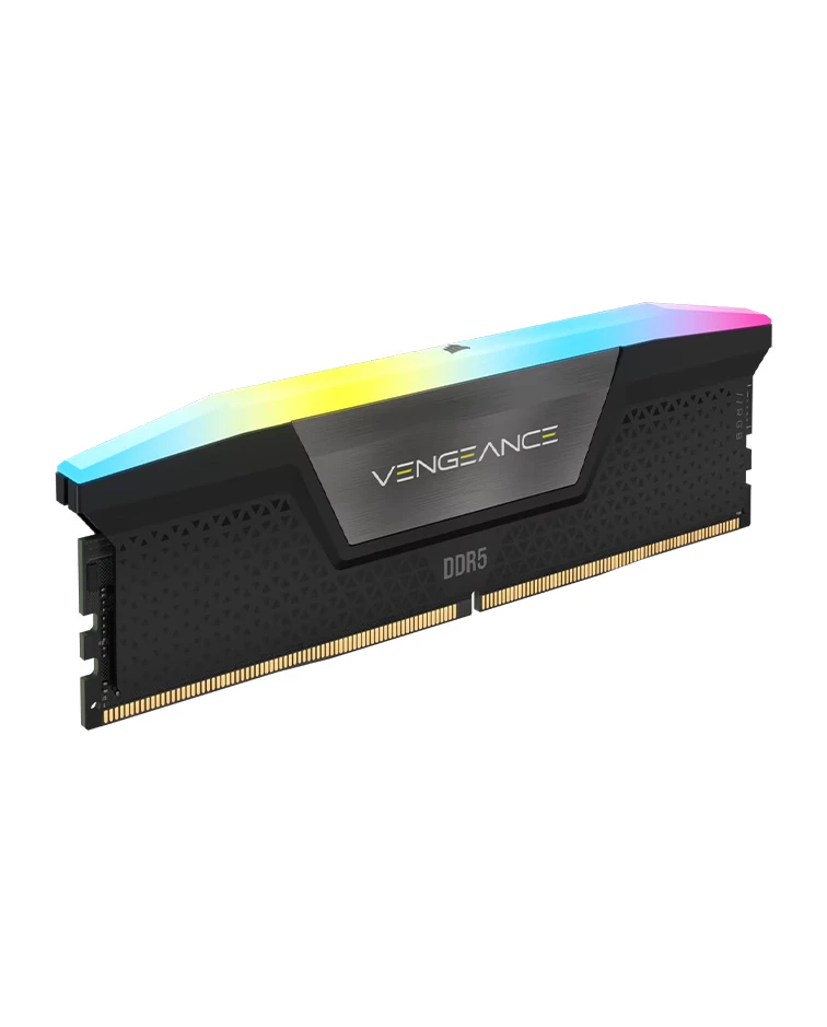 CORSAIR VENGEANCE RGB DDR5 96GB (2 x 48GB) DDR5 7200 CL40-54-54-116 1.40V Intel XMP - BLACK