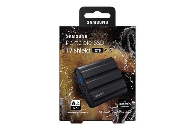 Samsung Portable SSD T7 Shield 2TB USB 3.2 Rugged SSD
