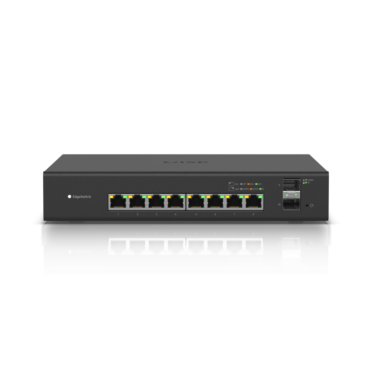 Ubiquiti EdgeSwitch 8‑Port 150W PoE Switch (EU)