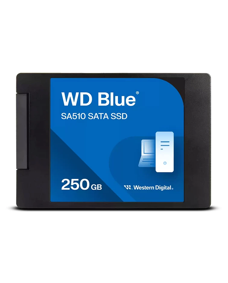 WD Blue SA510 SATA SSD 2.5”/7mm Cased - 250GB
