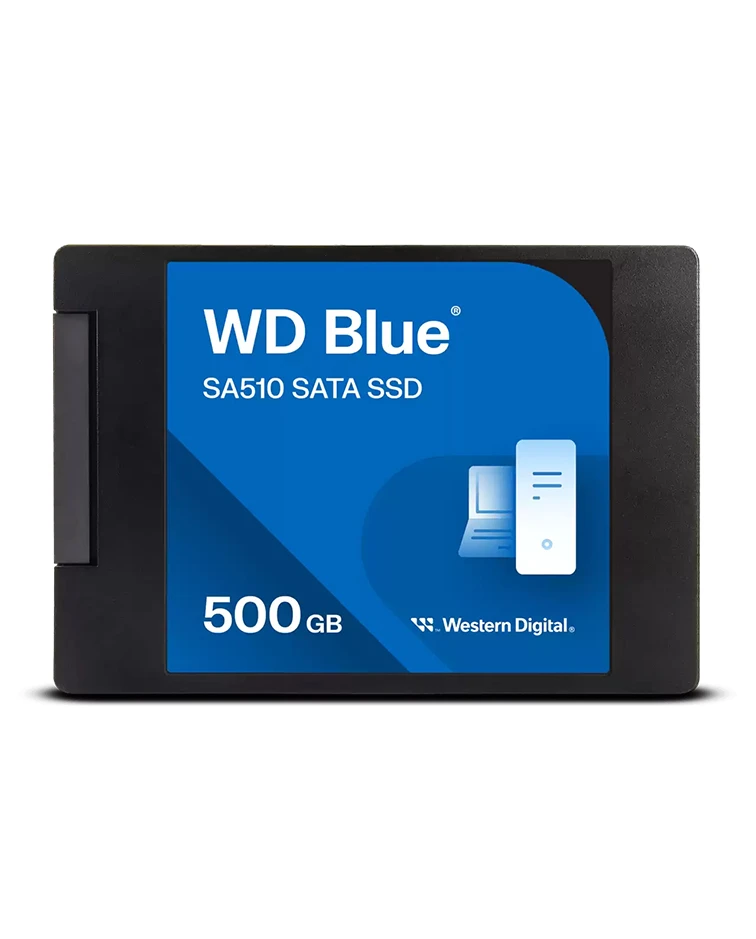 WD Blue SA510 SATA SSD 2.5”/7mm Cased - 500GB