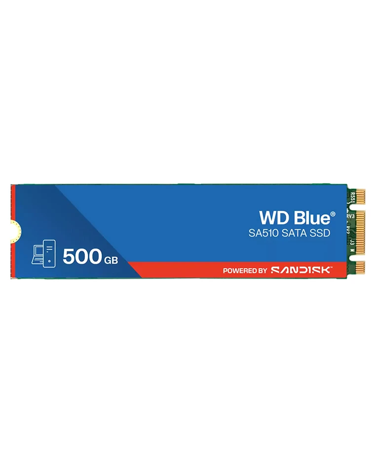 WD Blue SA510 SATA SSD M.2 2280 - 500GB