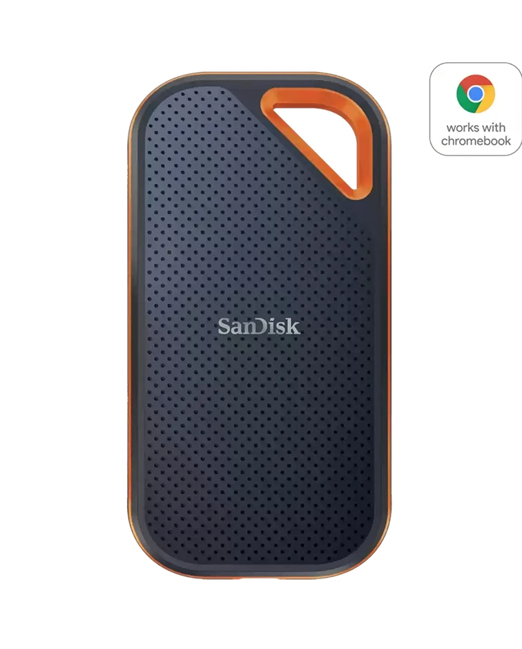 SanDisk Extreme PRO 2TB Portable SSD - Read/Write Speeds up to 2000MB/s, USB 3.2 Gen 2x2, Forged Aluminum Enclosure, IP 65 resistance and 3-meter drop protection