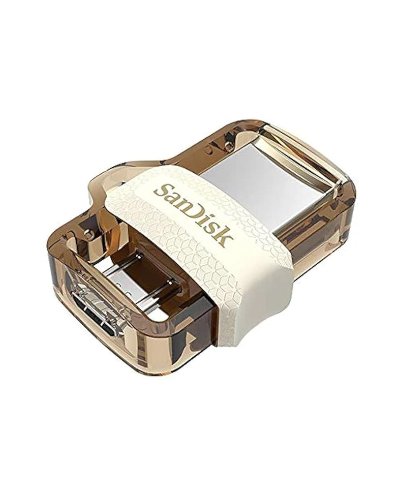 SanDisk Ultra Dual Drive, White-Gold, Retail, 4x6 Insert 64GB