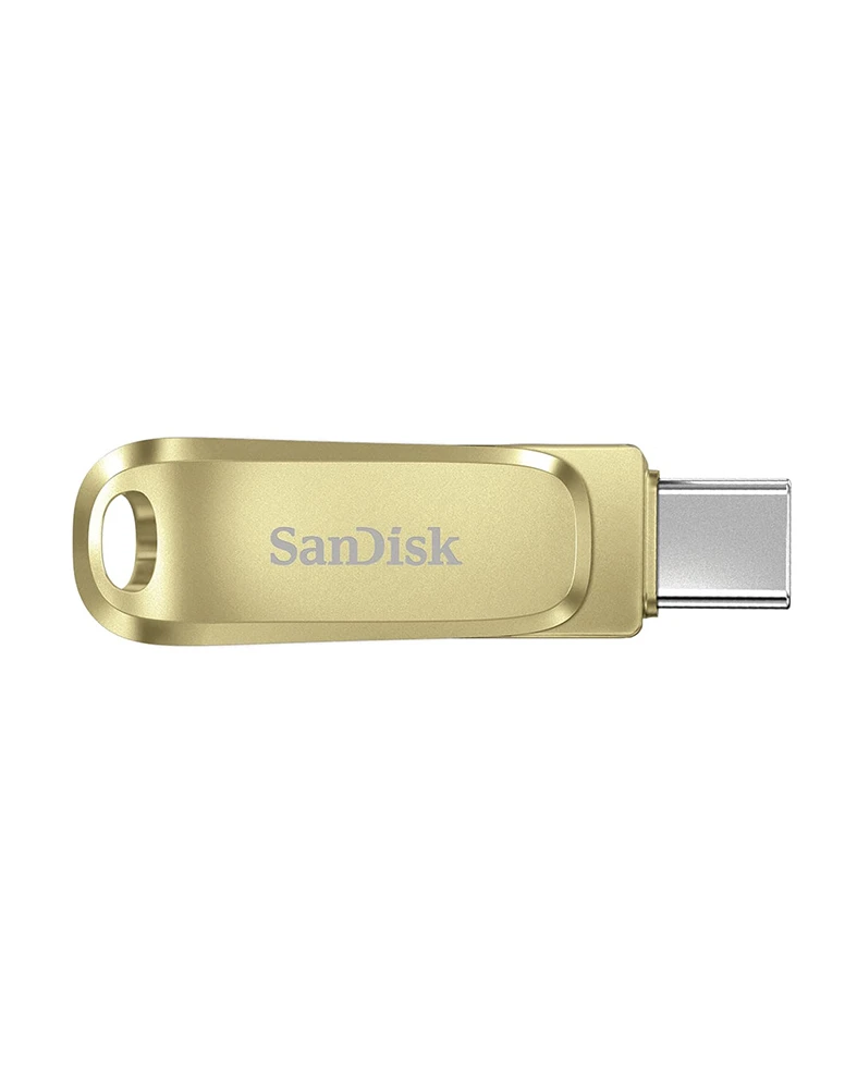 SanDisk Ultra Dual Drive Luxe, Gold, 512GB, Up To 400MB/s Transfer Speed, USB 3.2 Gen 1, 5 Y Warranty