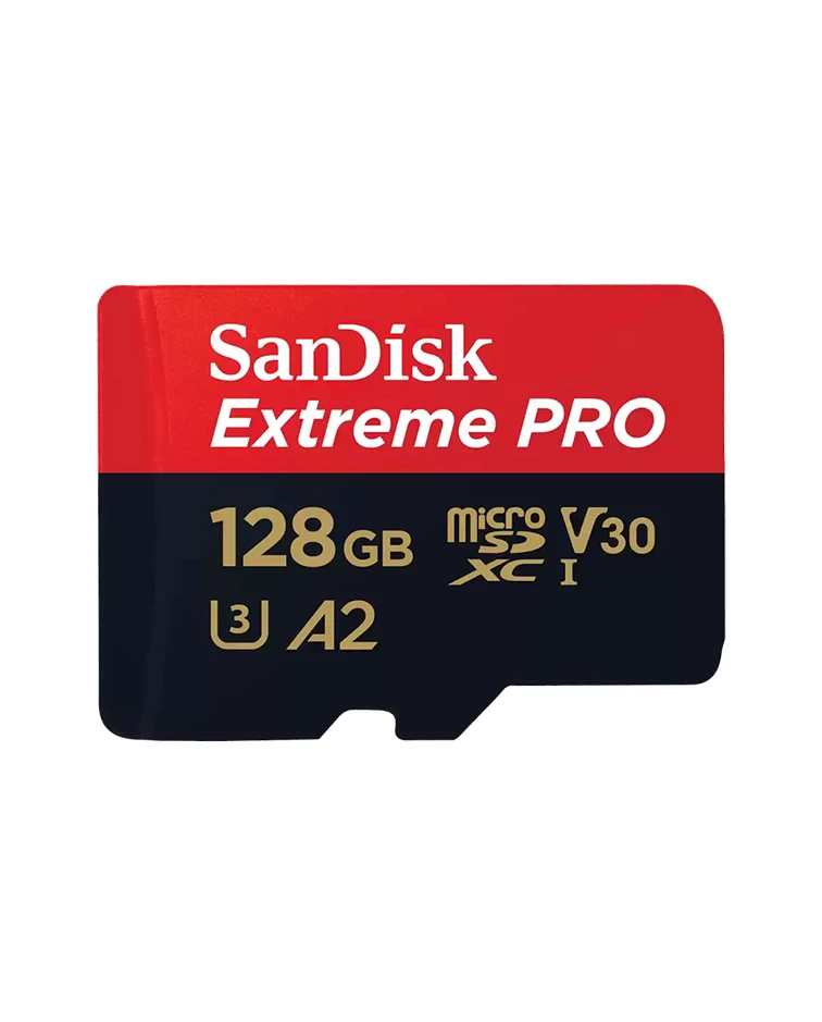 SanDisk Extreme Pro microSD UHS I Card 128GB for 4K Video on Smartphones, Action Cams & Drones 200MB/s Read, 90MB/s Write, Lifetime Warranty