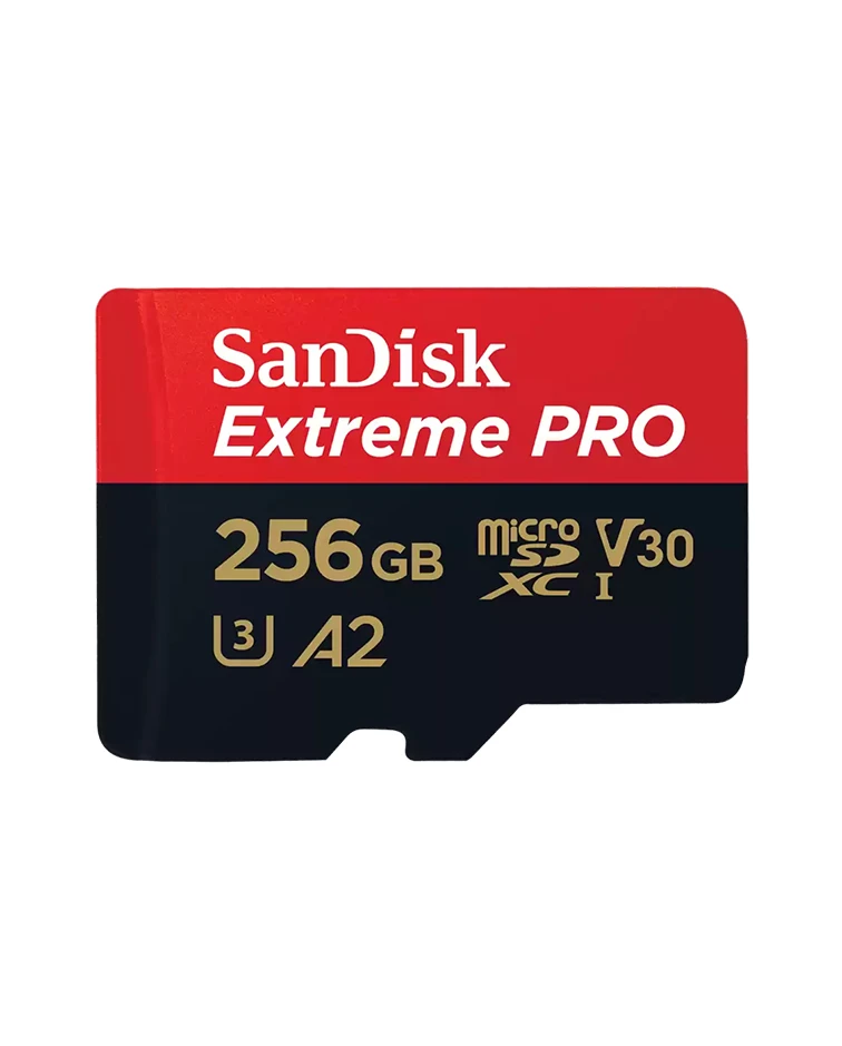 SanDisk Extreme Pro microSD UHS I Card 256GB for 4K Video on Smartphones, Action Cams & Drones 200MB/s Read, 140MB/s Write, Lifetime Warranty