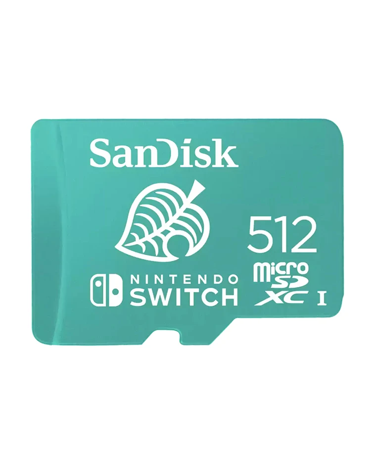 SanDisk microSDXC UHS-I card for Nintendo Switch - 512GB, 100MB/s read; 90MB/s write