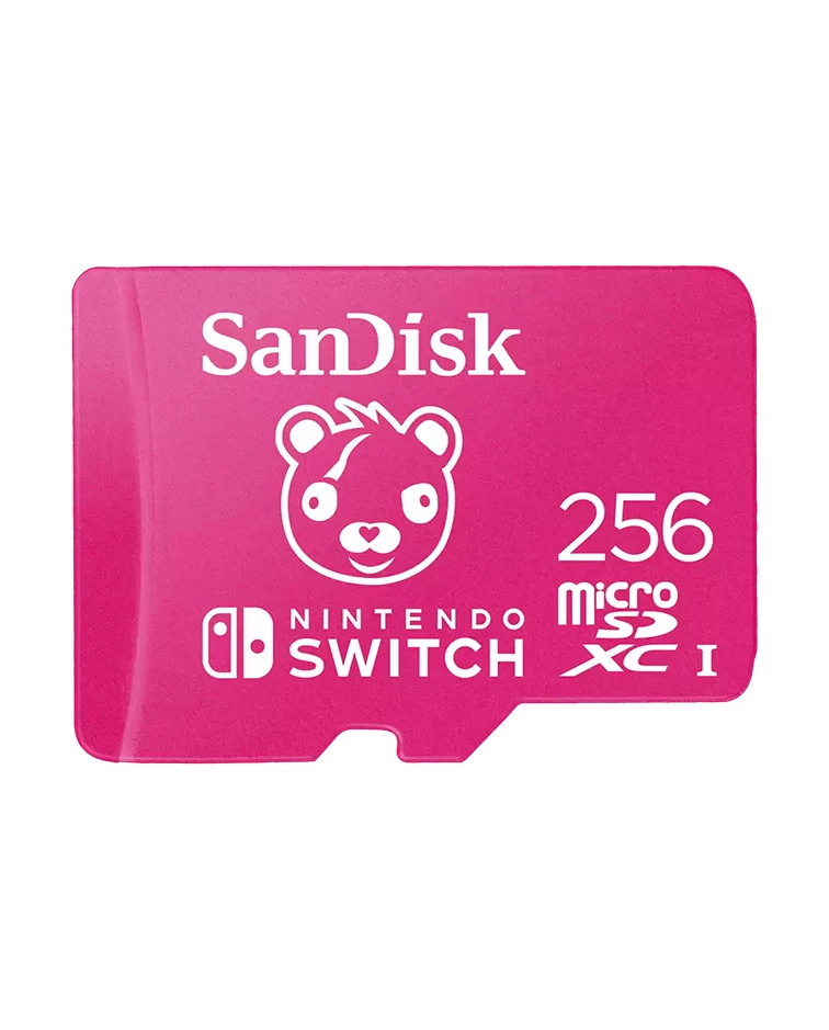 SanDisk Nintendo MicroSD UHS I Card - Fortnite Edition, Cuddle Team,  256GB