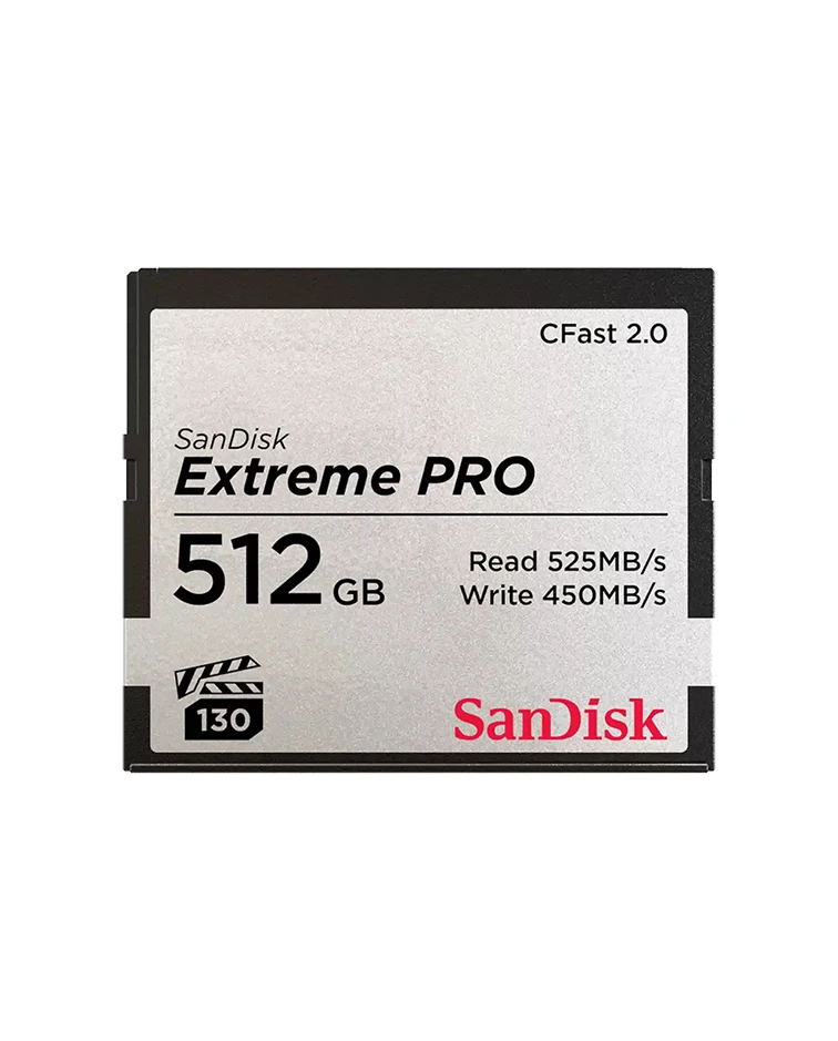 SanDisk Extreme PRO CFAST 2.0 512GB 525MB/s VPG130