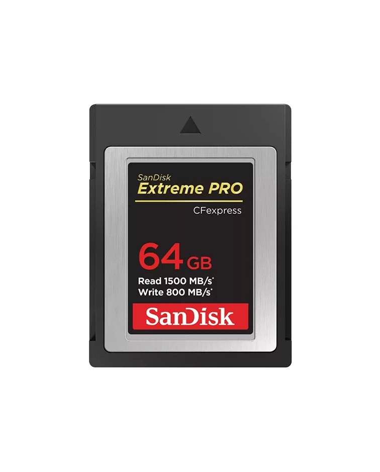 SanDisk Extreme PRO CFexpress Card Type B, 64GB, 1500MB/s Read, 800MB/s Write