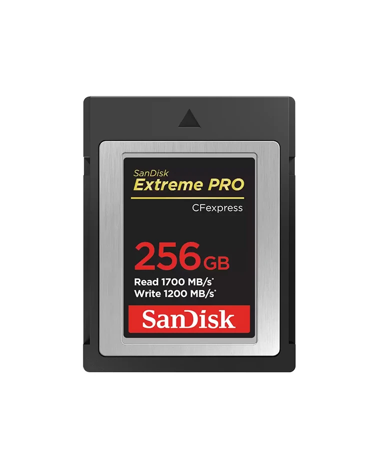 SanDisk Extreme PRO CFexpress Card Type B, 256GB, 1700MB/s Read, 1200MB/s Write
