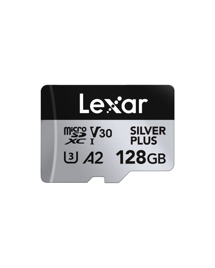 Lexar® 128GB Professional SILVER PLUS microSDXC™ UHS-I Card