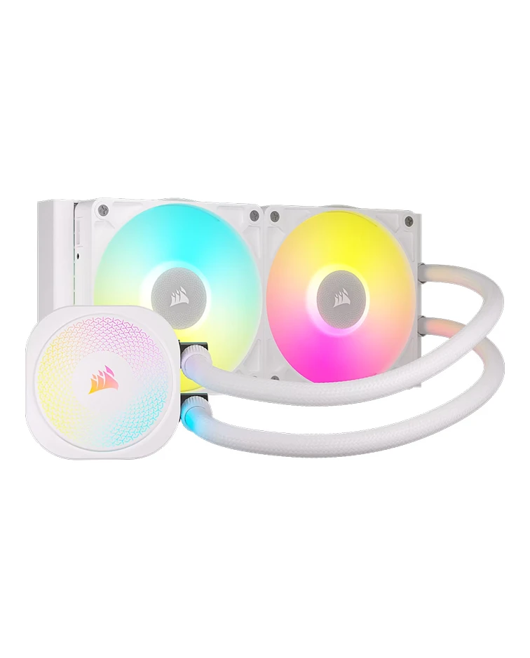 CORSAIR iCUE LINK TITAN 240 RX RGB White AIO, 240mm Radiator, Liquid CPU Cooler