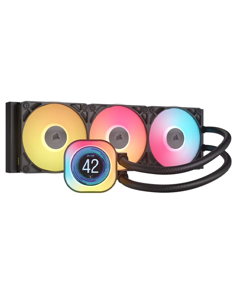 CORSAIR iCUE LINK TITAN 360 RX LCD AIO, 360mm Radiator, Liquid CPU Cooler