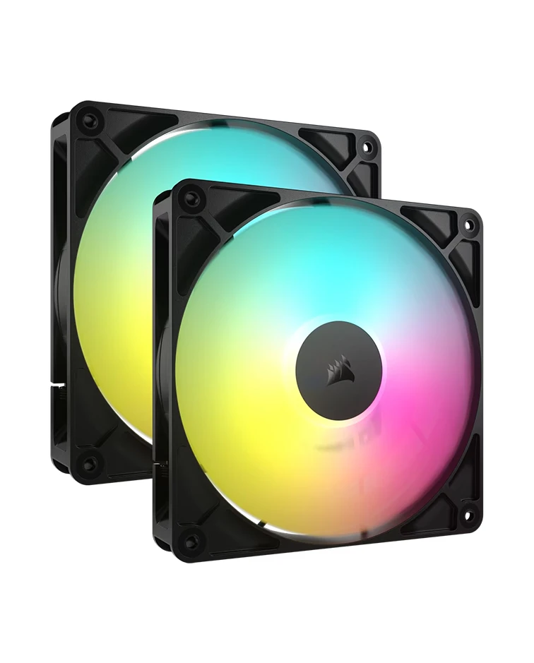 CORSAIR RS140 ARGB, 140mm ARGB Fan, Dual Pack