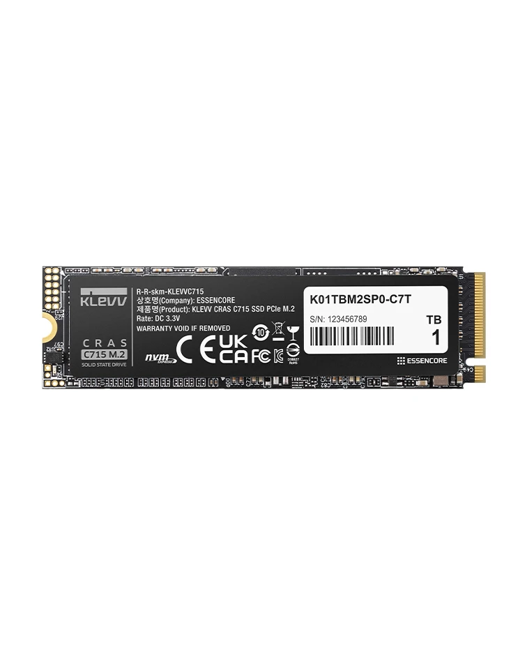 KLEVV CRAS C715 512GB M.2 2280 NVMe PCIe Gen3x4
