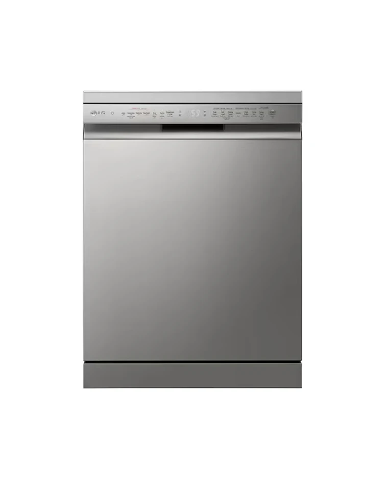 LG 14-Place Dishwasher, QuadWash™, Inverter Direct Drive, Platinum Silver