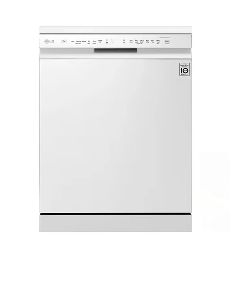 LG 14-Place Dishwasher, QuadWash™, EasyRack™ Plus, White