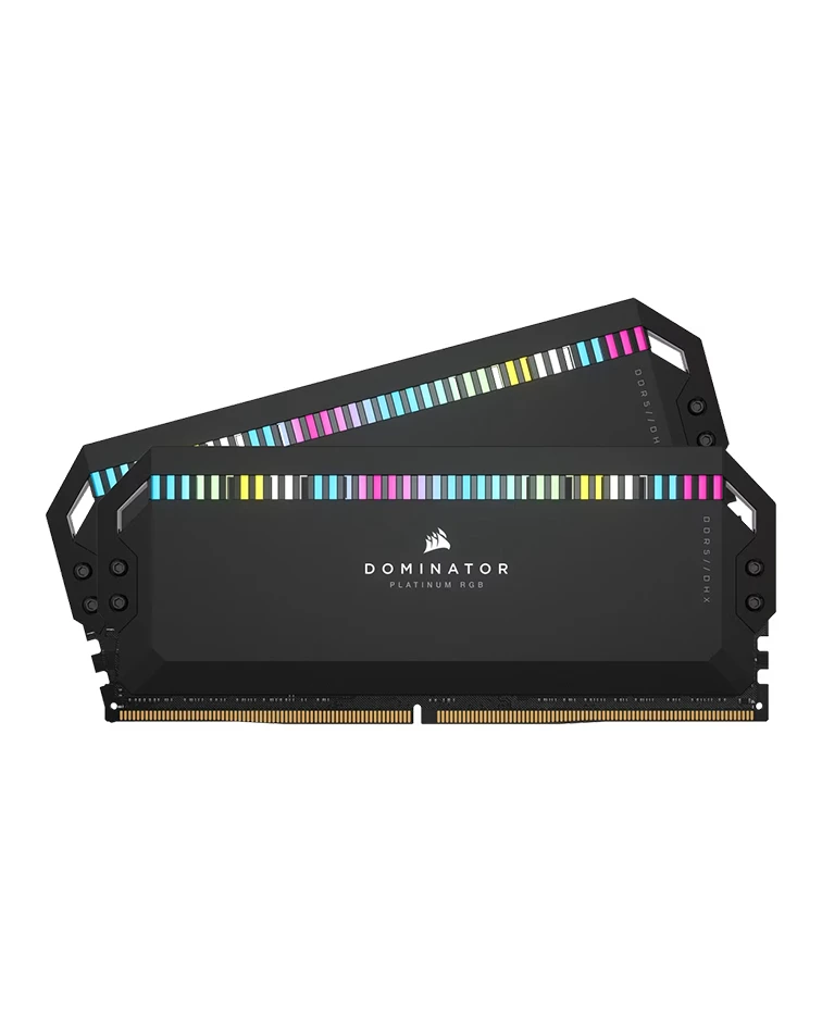 CORSAIR DOMINATOR RGB DDR5 32GB (2 x 16GB) DDR5 6000 CL36-38-38-76 1.25V Intel XMP - BLACK