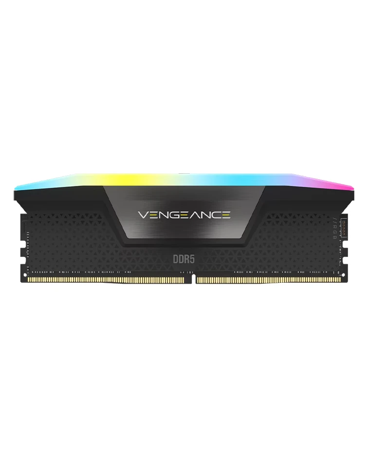 CORSAIR VENGEANCE RGB DDR5 96GB (2 x 48GB) DDR5 7200 CL40-54-54-116 1.40V Intel XMP - BLACK