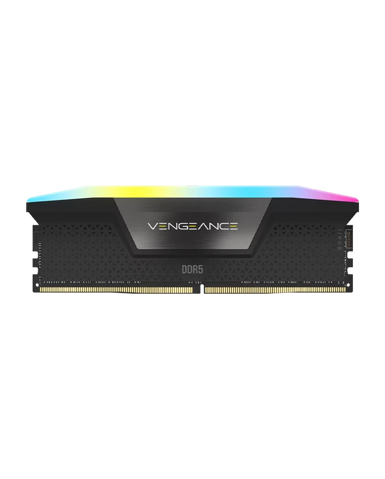 CORSAIR VENGEANCE RGB DDR5 48GB (2 x 24GB) DDR5 7000 CL40-52-52-114 1.40V Intel XMP - BLACK