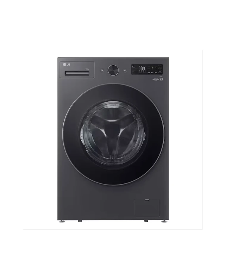 LG Front Load Washer, 15kg, TurboWash™, AI DD™, Graphite